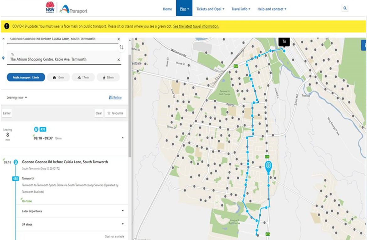 desktop view of map